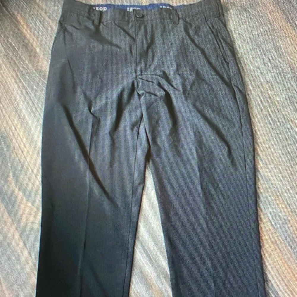 Men's Black Dress Pants - Classic Tailored Fit